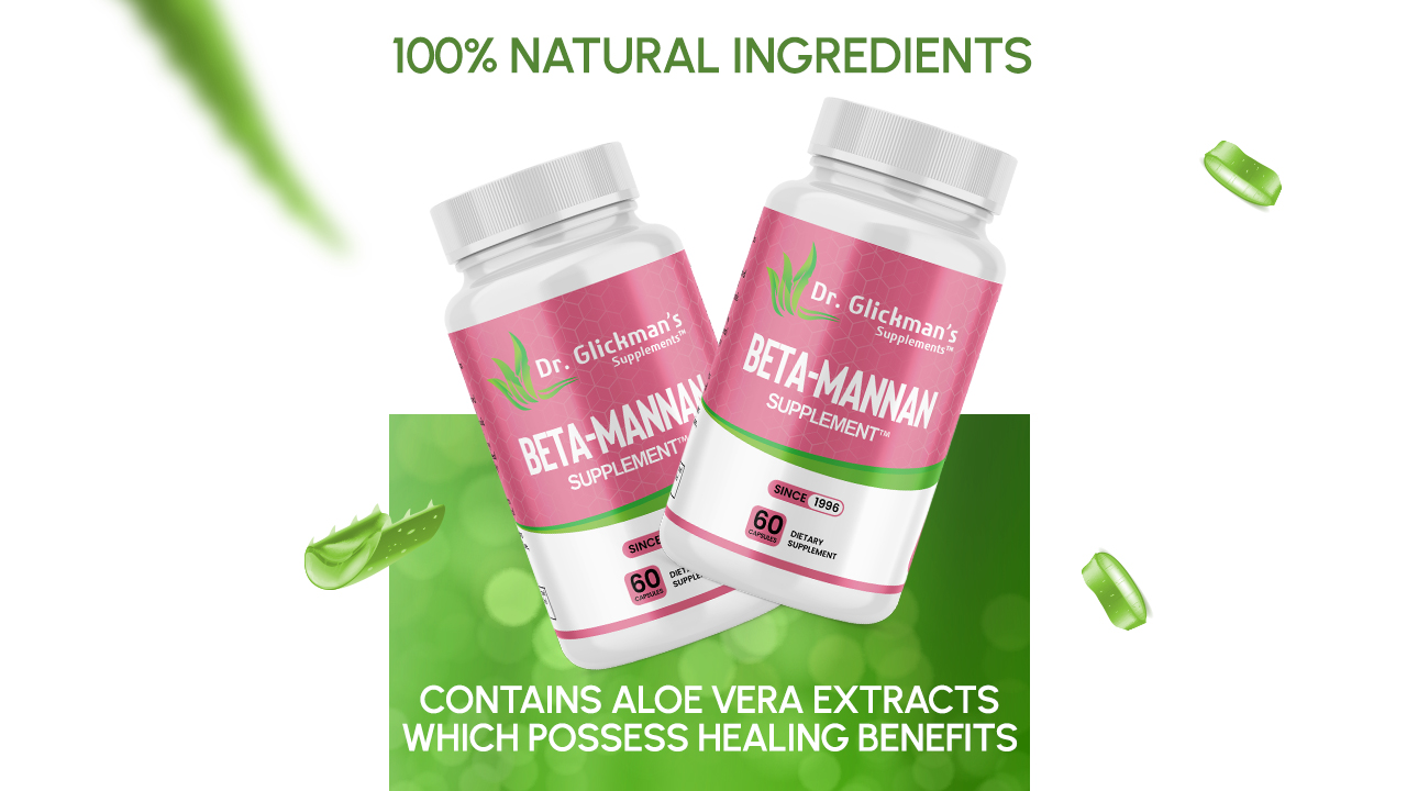 Beta-mannan™ 100% natural ingredients.