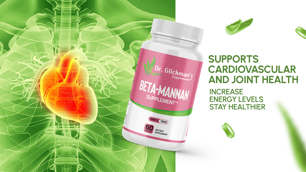 Beta-mannan™ supports cardiovascular and joint health.
